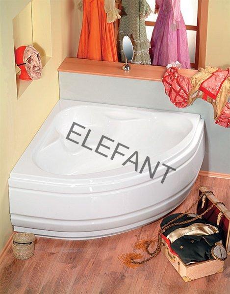 NILA rohová vana 120x120x41cm, bílá